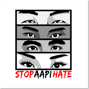 STOP AAPI HATE Posters and Art